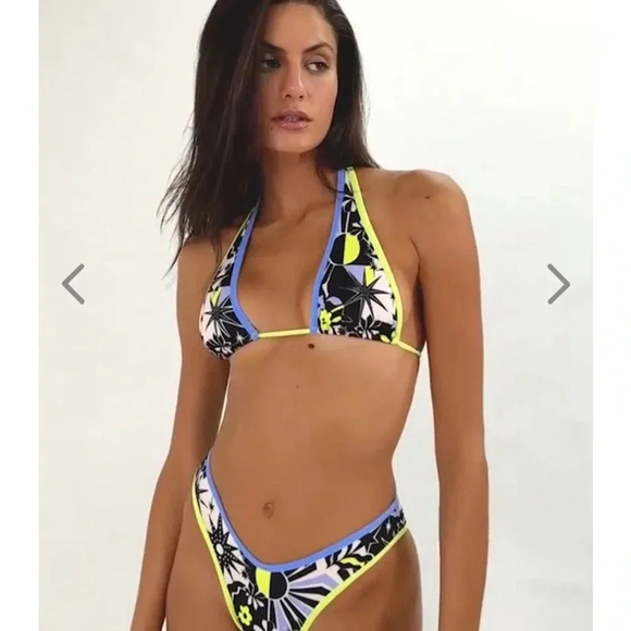 NWT OneOne Swimwear Bikini SET Sullivans Mikaela Helen NEW Print Black White - Picture 13 of 14